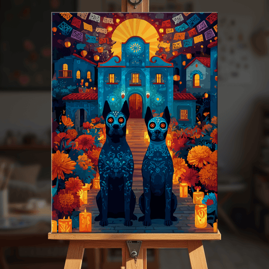 Paint by numbers - Guardian Dogs - MyArt