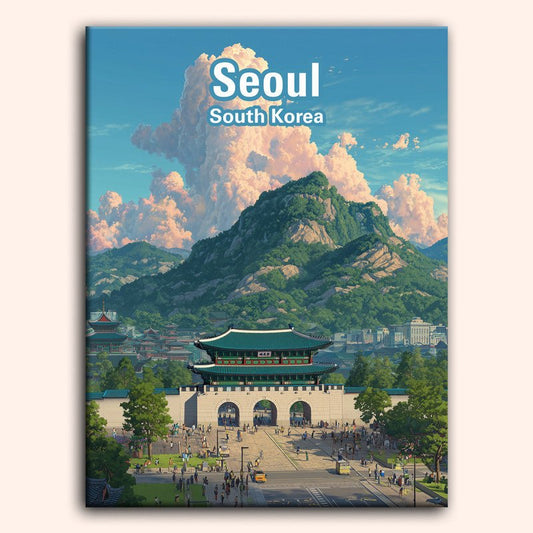 Paint by numbers - Gwanghwamun Gate - MyArt