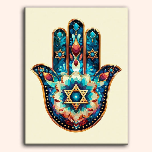 Paint by numbers - Hamsa Radiance - MyArt