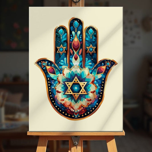 Paint by numbers - Hamsa Radiance - MyArt