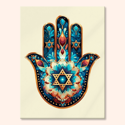Paint by numbers - Hamsa Radiance - MyArt