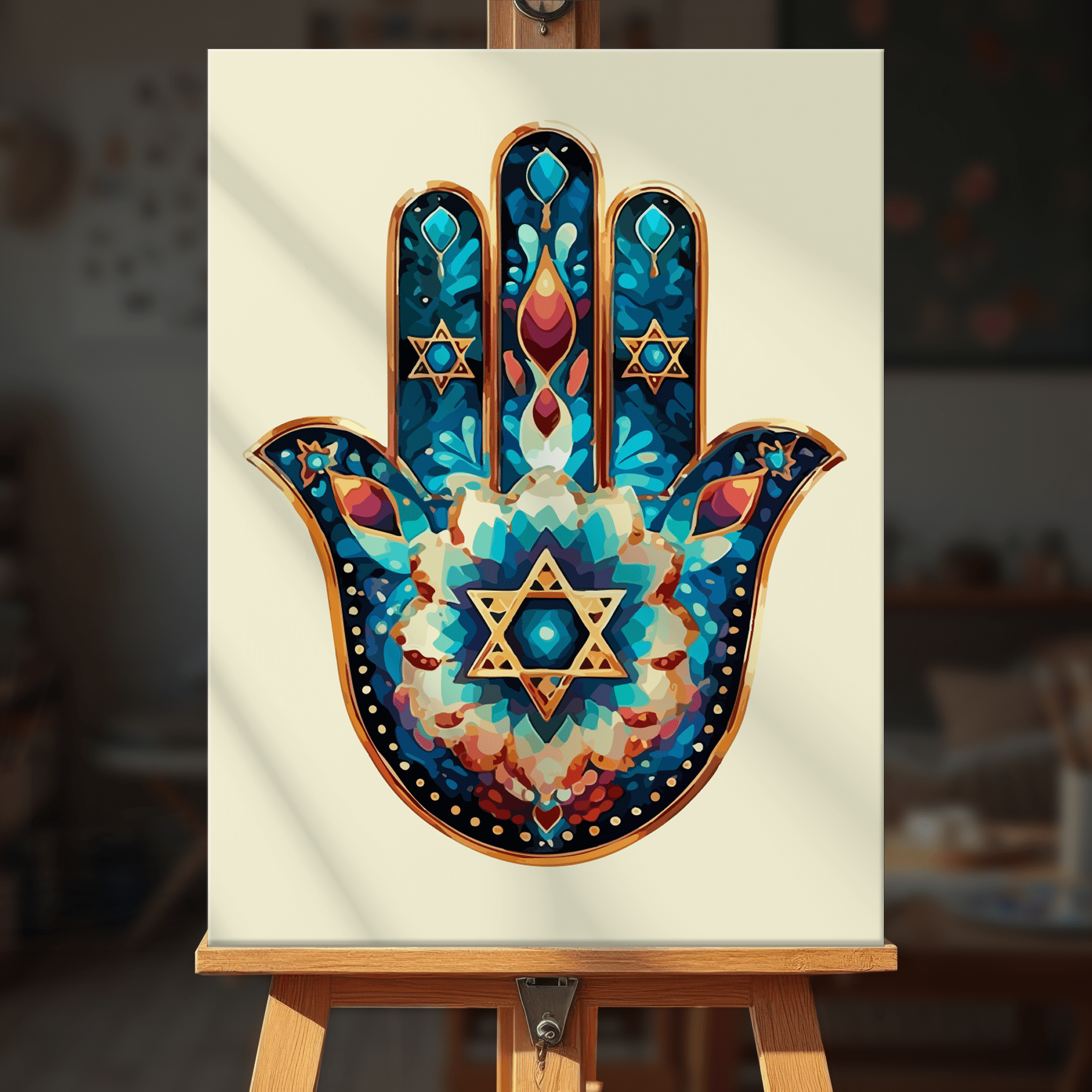 Paint by numbers - Hamsa Radiance - MyArt