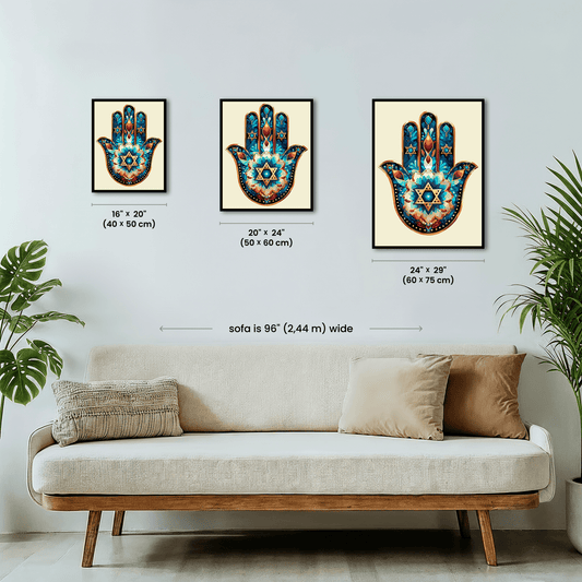 Paint by numbers - Hamsa Radiance - MyArt