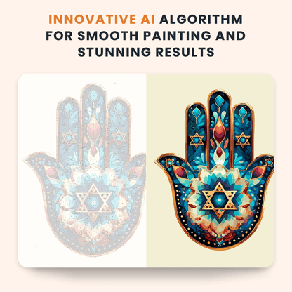 Paint by numbers - Hamsa Radiance - MyArt