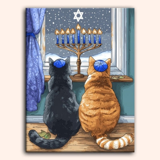 Paint by numbers - Hanukkah Companions - MyArt