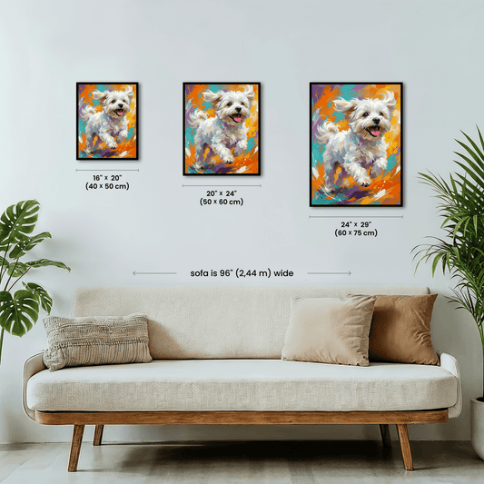 Paint by numbers - Happy Bichon - MyArt