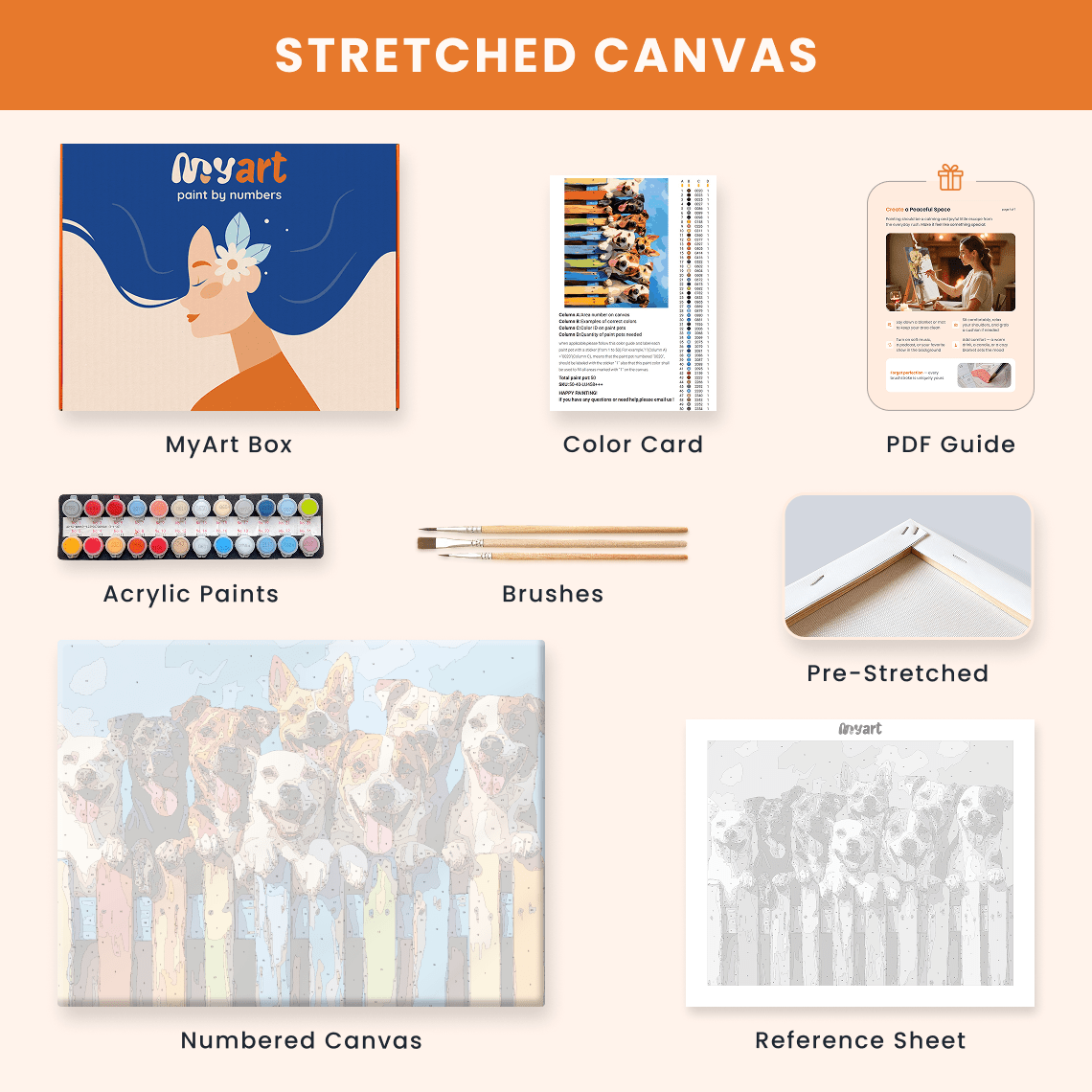 Paint by numbers - Happy Pack - MyArt