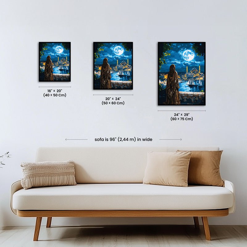 Paint by numbers - Harbor Moon - MyArt