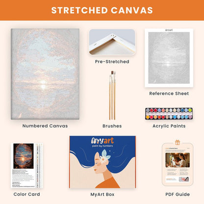 Paint by numbers - Harvest Sky - MyArt