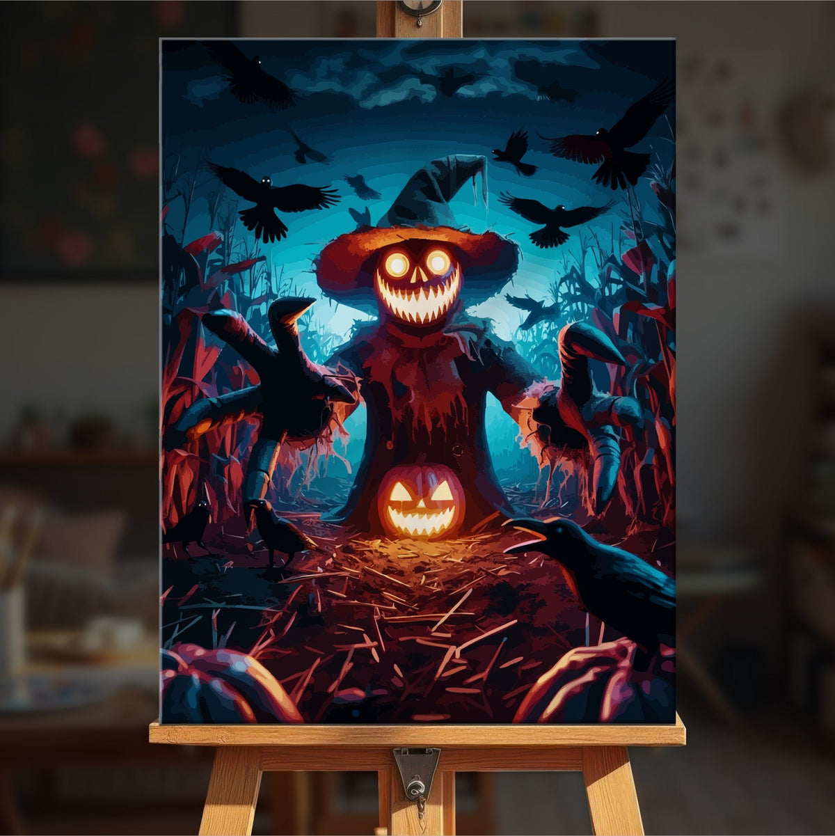 Paint by numbers - Harvest Horror - MyArt