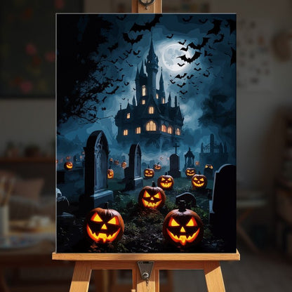 Paint by numbers - Haunted Yard - MyArt