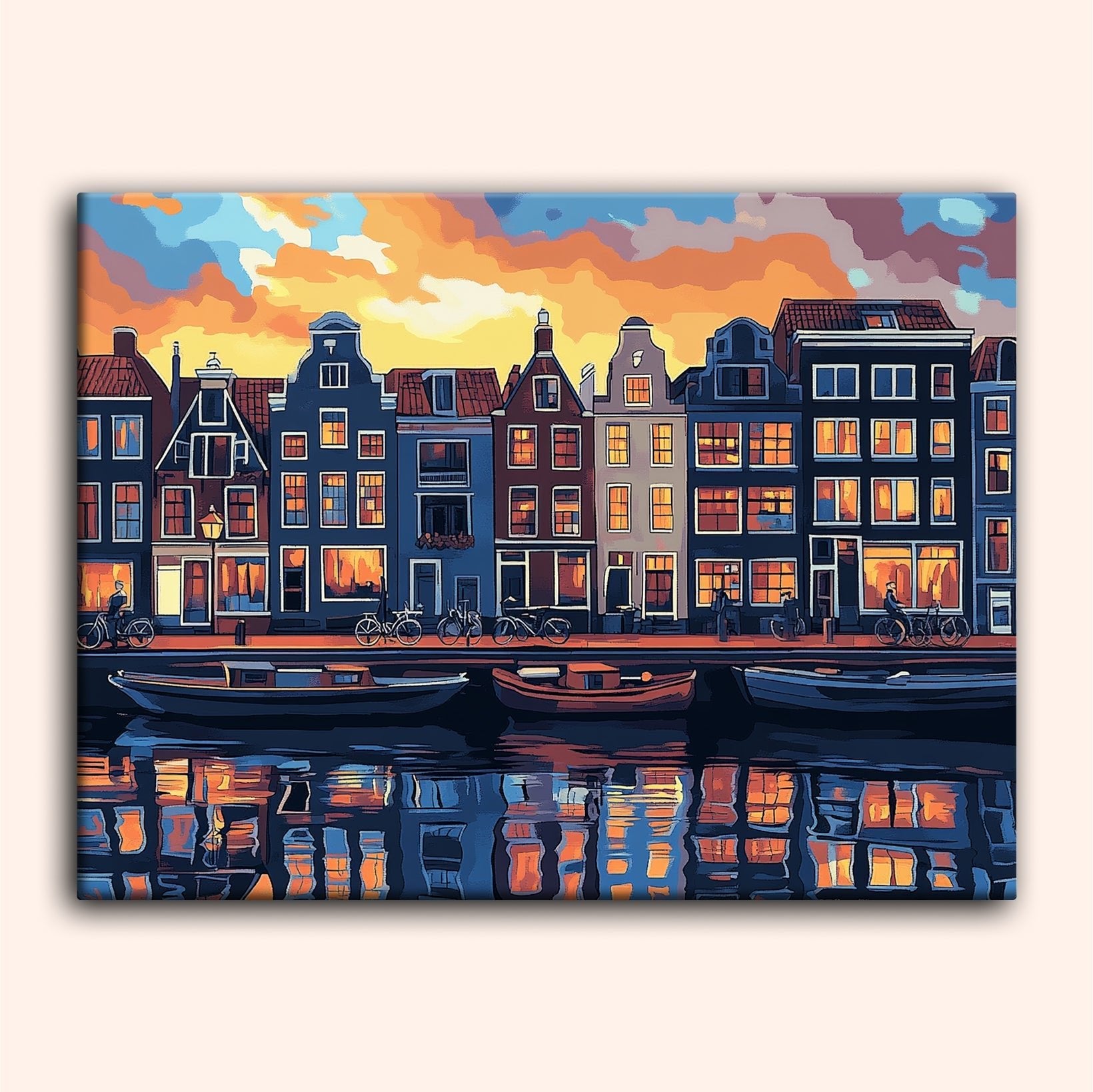 Paint by numbers - Canal Glow - MyArt