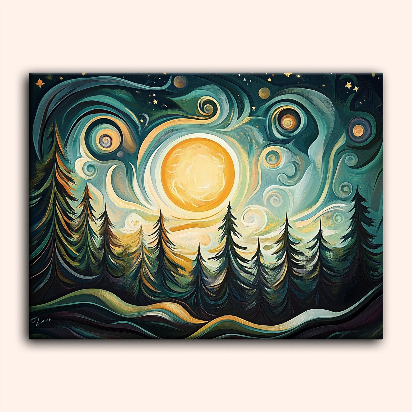 Paint by numbers - Celestial Glow - MyArt