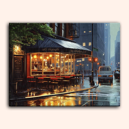 Paint by numbers - City Rain - MyArt