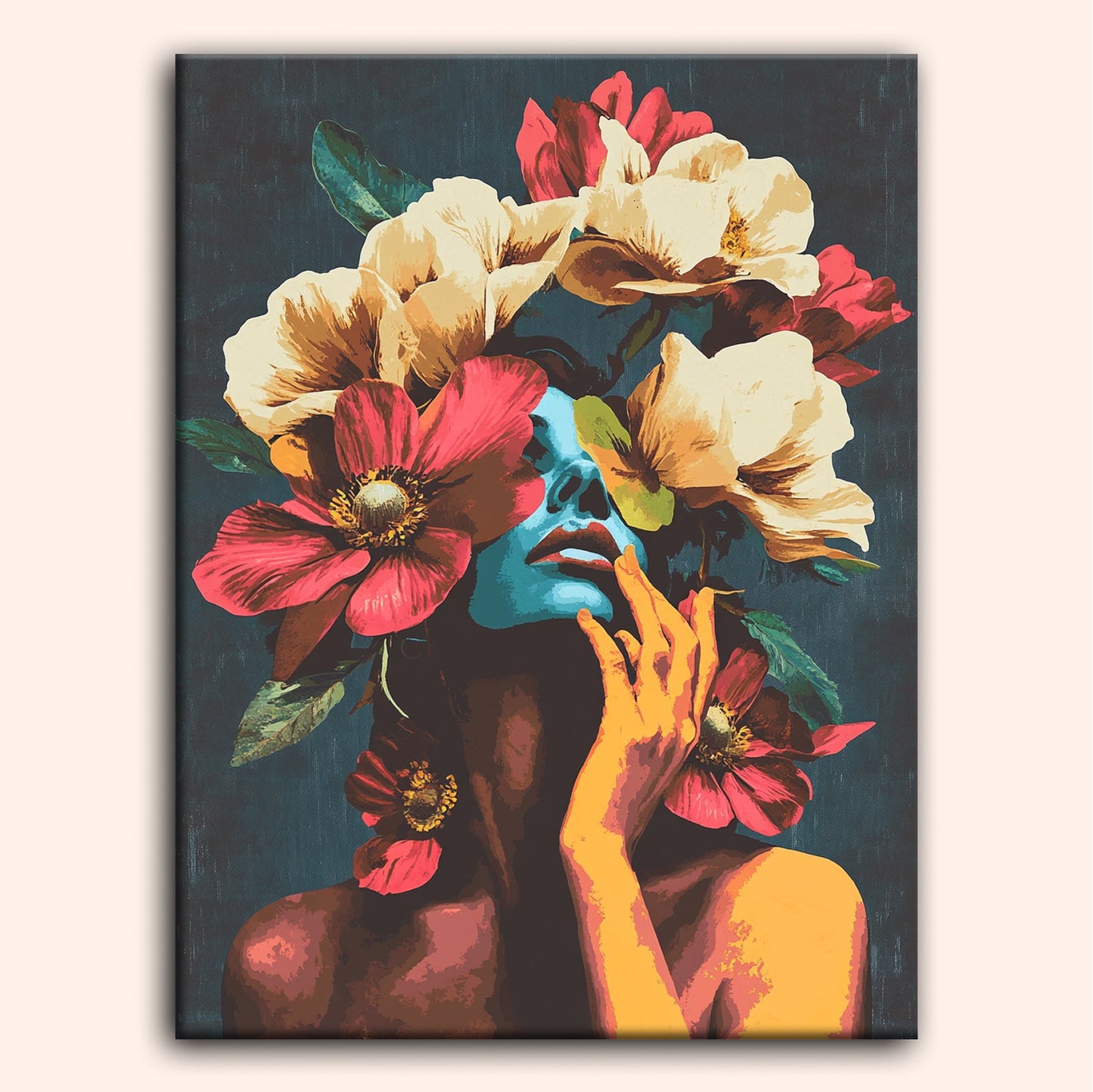 Paint by numbers - Flame Blossom - MyArt