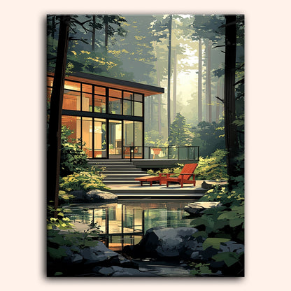 Paint by numbers - Forest Reflections - MyArt