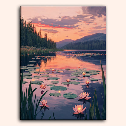 Paint by numbers - Stillwater Glow - MyArt