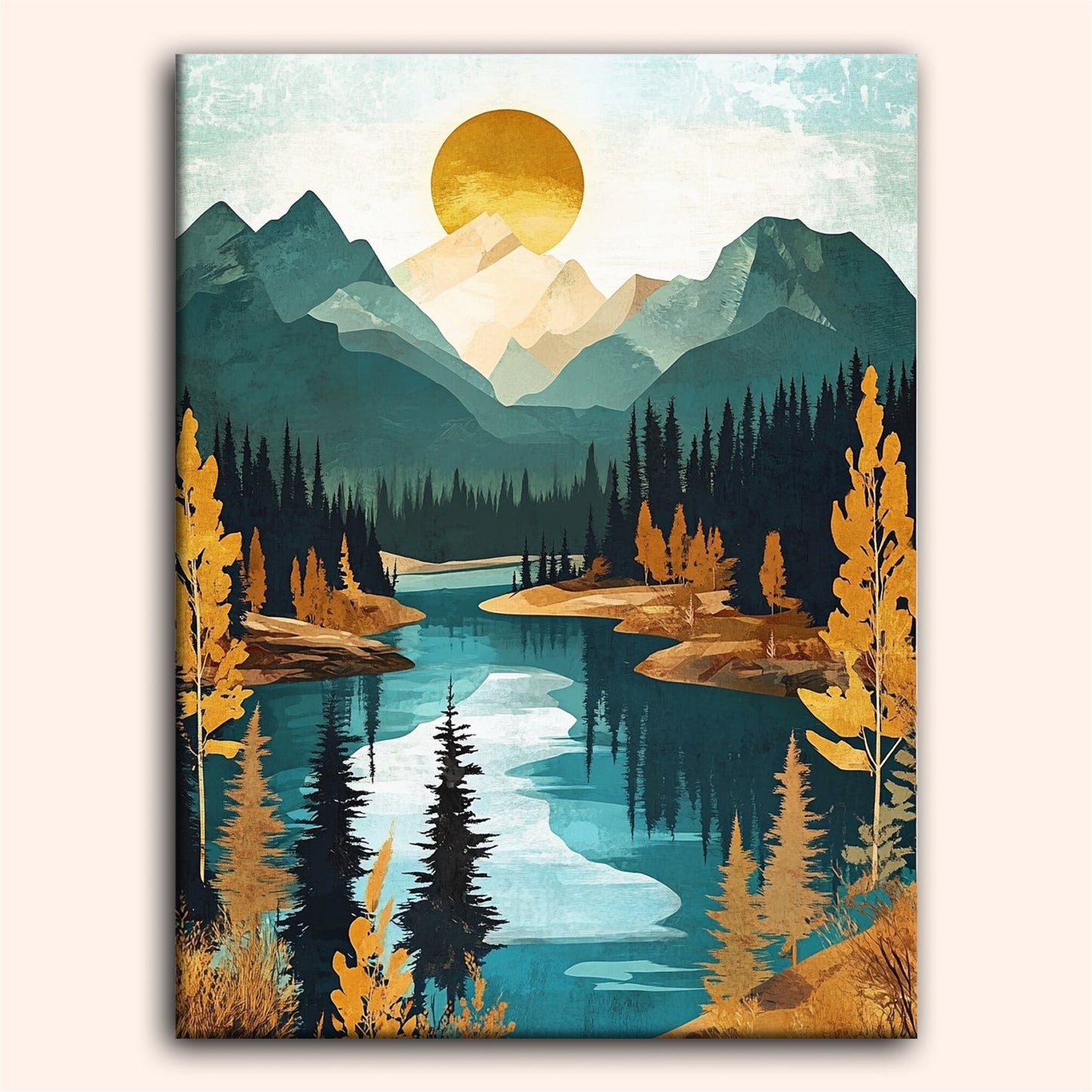 Paint by numbers - Twilight Reflections - MyArt