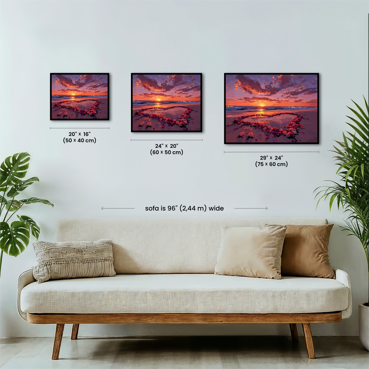 Heart Sunset