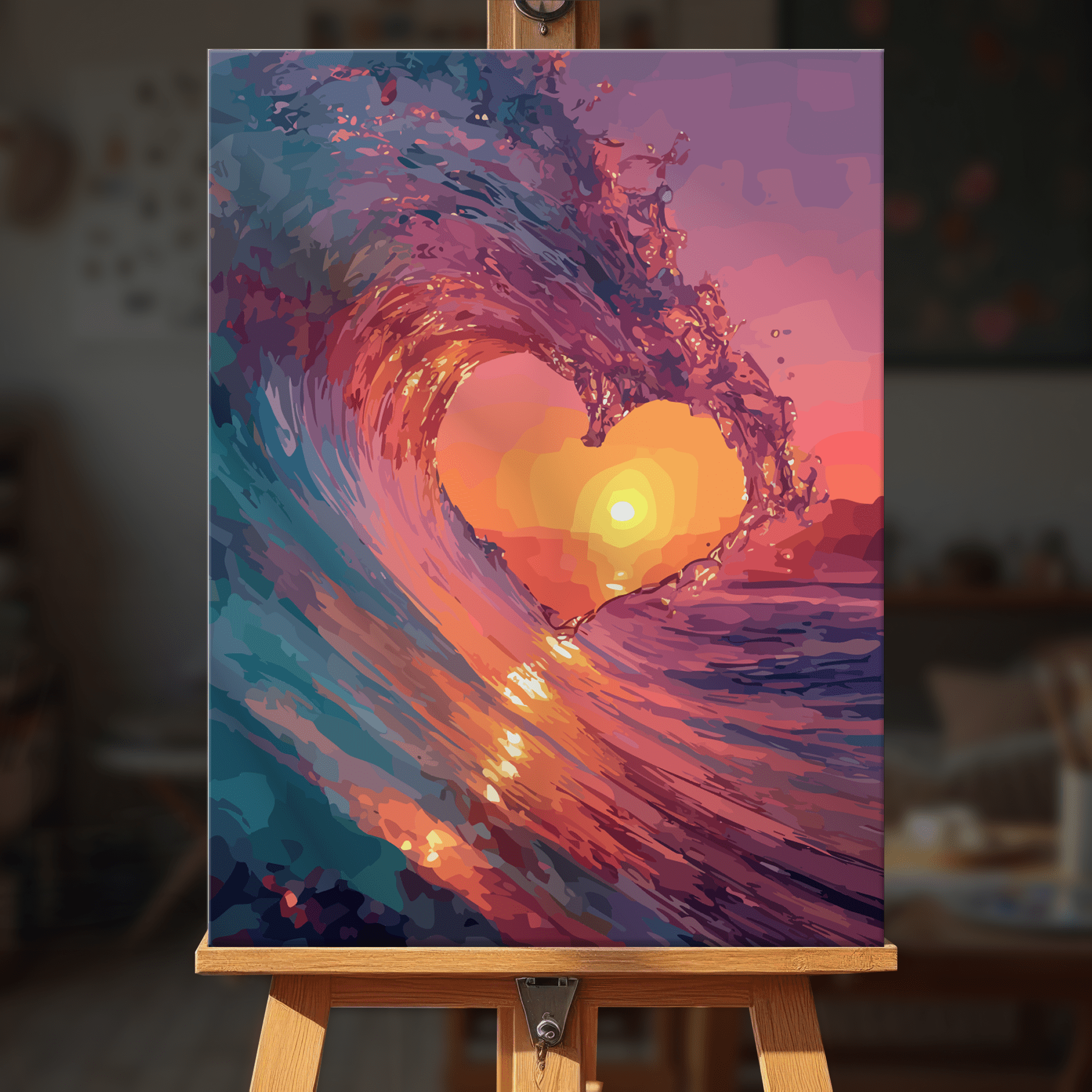 Paint by numbers - Heartwave - MyArt