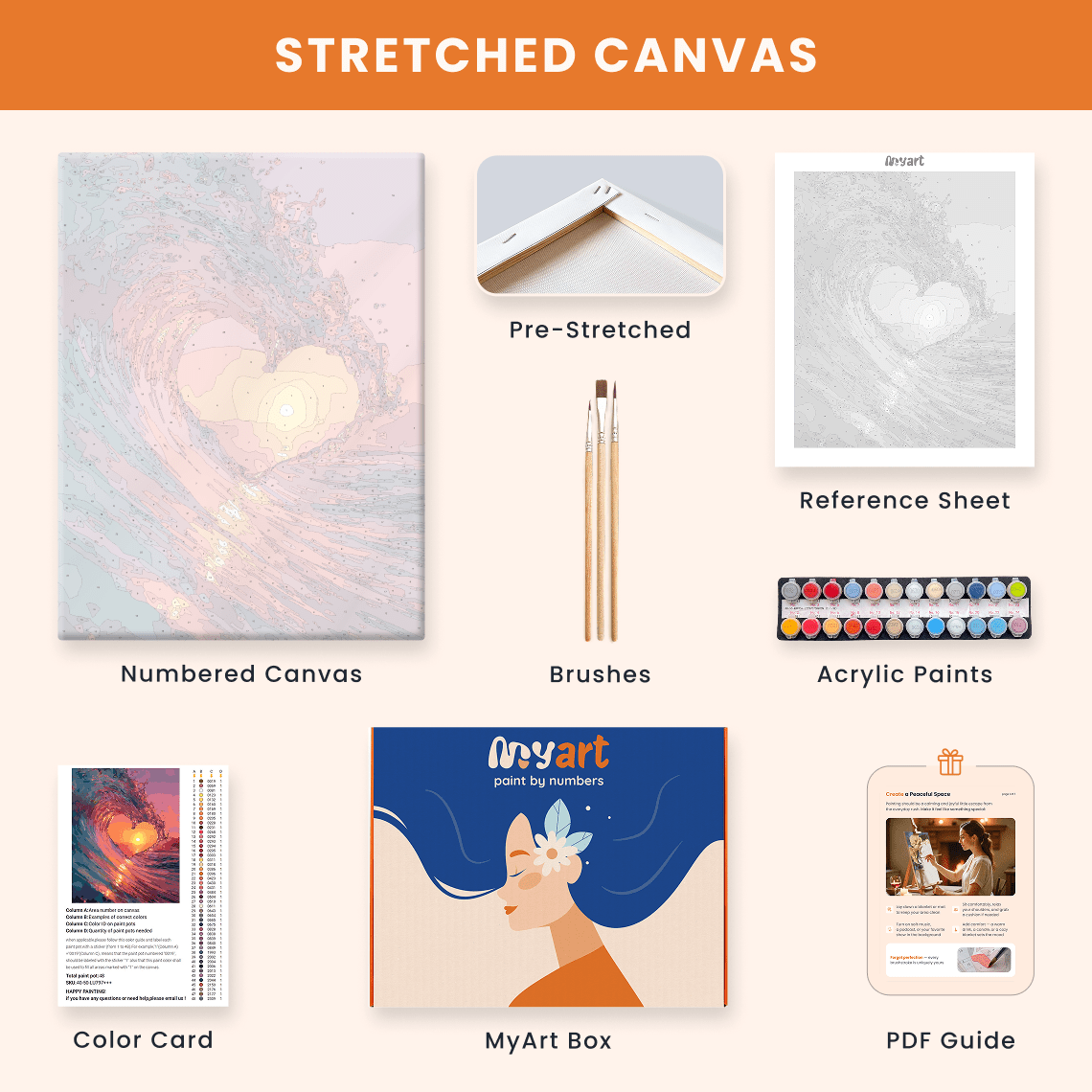 Paint by numbers - Heartwave - MyArt