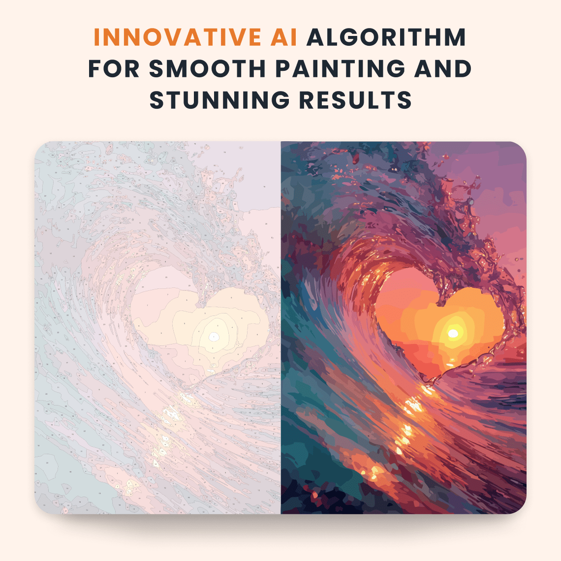 Paint by numbers - Heartwave - MyArt