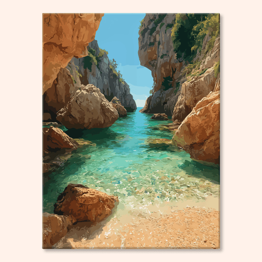 Paint by numbers - Hidden Cove - MyArt