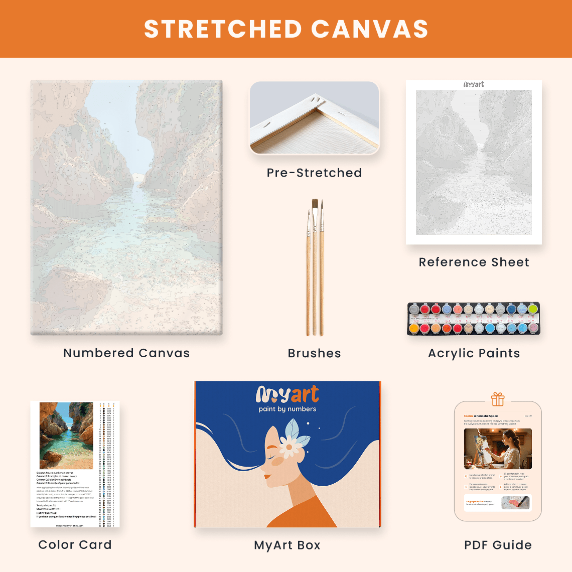 Paint by numbers - Hidden Cove - MyArt