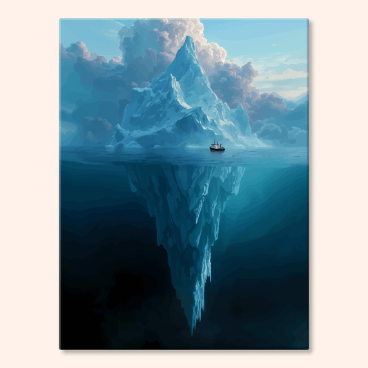 Paint by numbers - Hidden Iceberg - MyArt