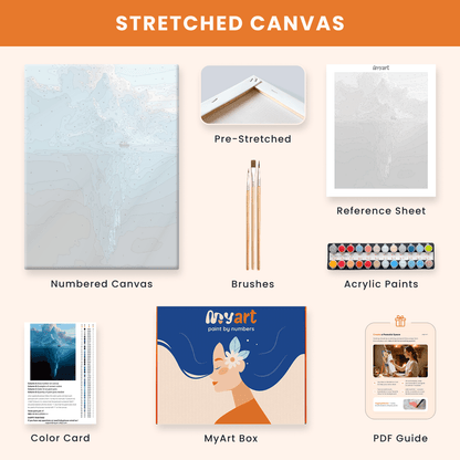 Paint by numbers - Hidden Iceberg - MyArt