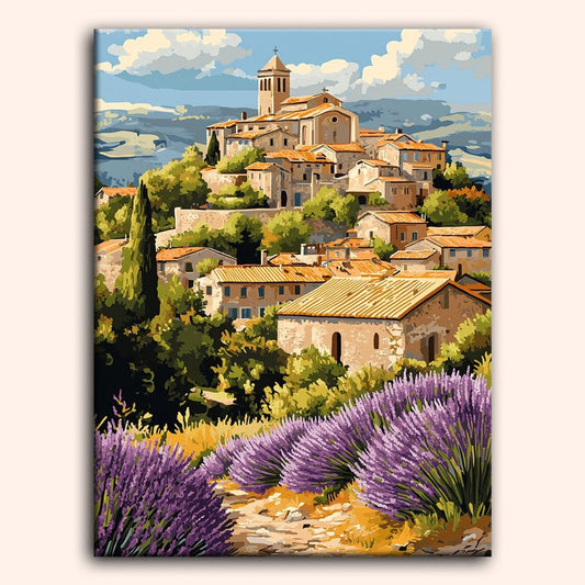 Paint by numbers - Hilltop Sanctuary - MyArt