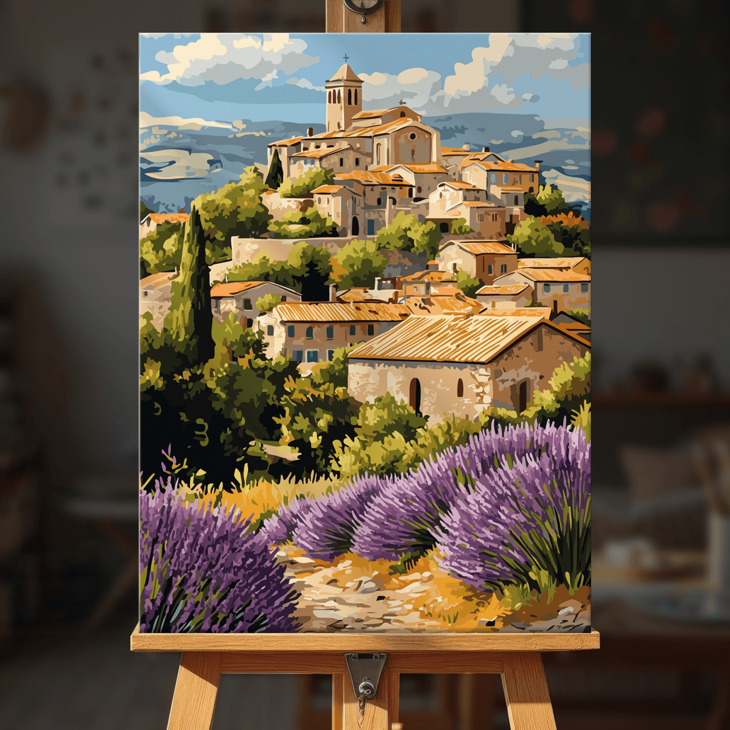 Paint by numbers - Hilltop Sanctuary - MyArt