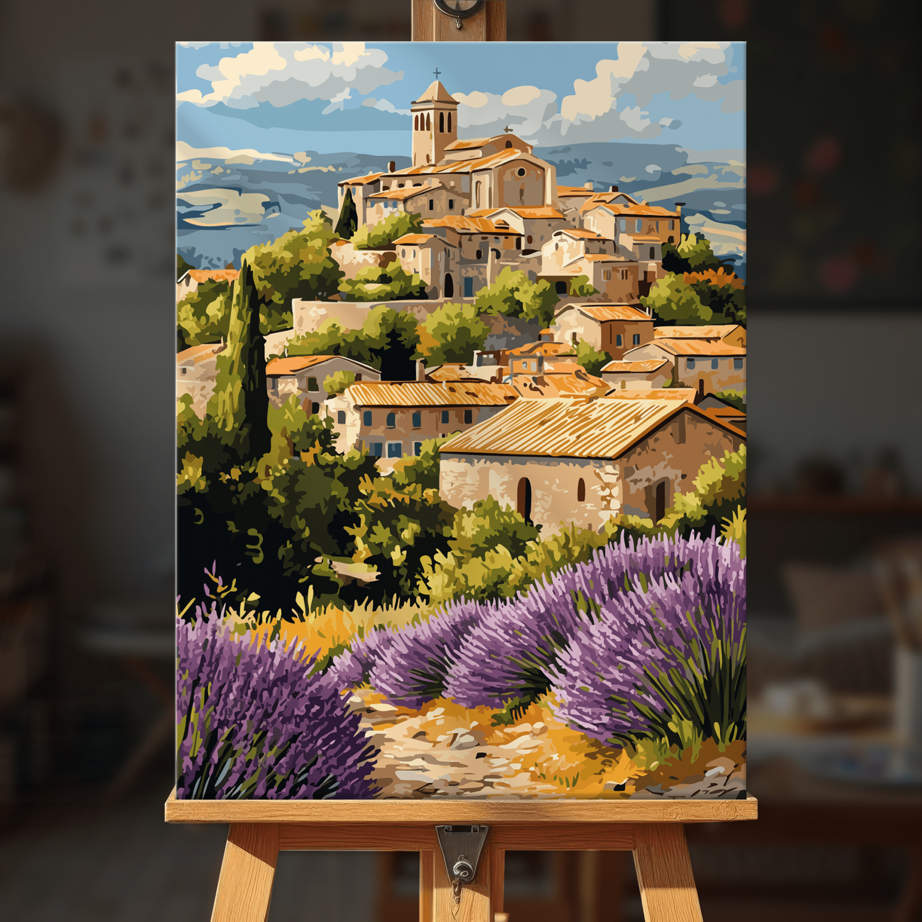 Paint by numbers - Hilltop Sanctuary - MyArt