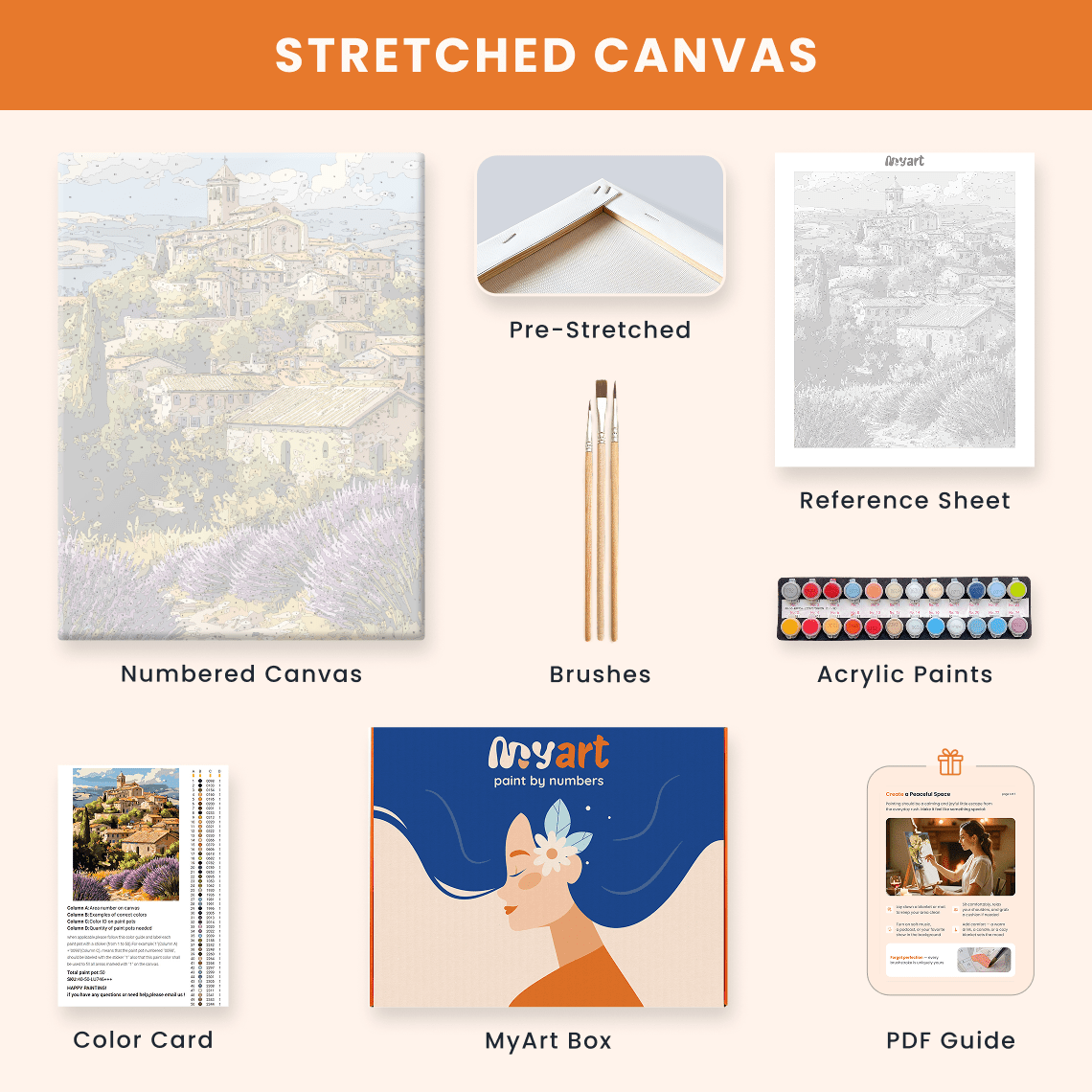 Paint by numbers - Hilltop Sanctuary - MyArt