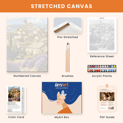 Paint by numbers - Hilltop Sanctuary - MyArt