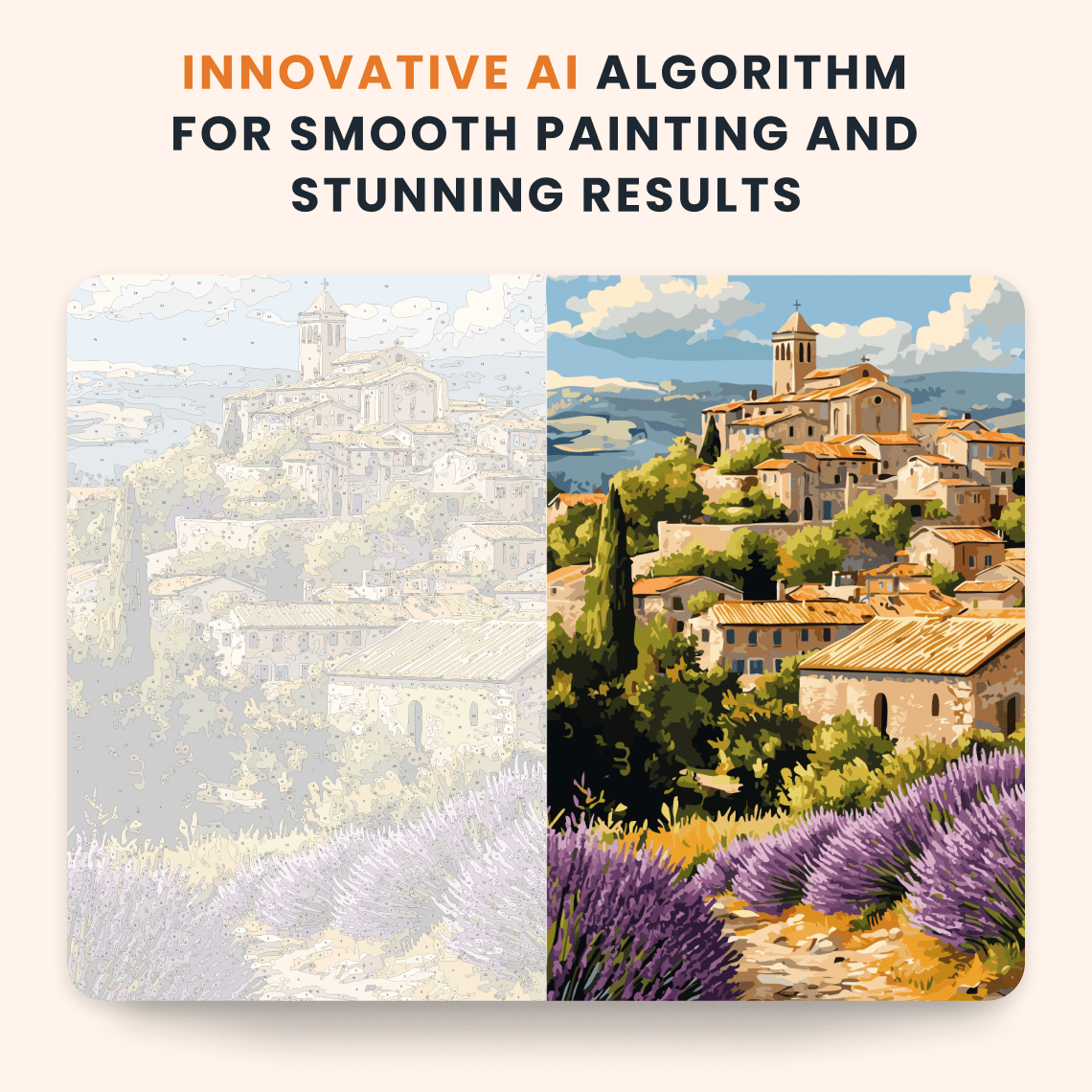 Paint by numbers - Hilltop Sanctuary - MyArt