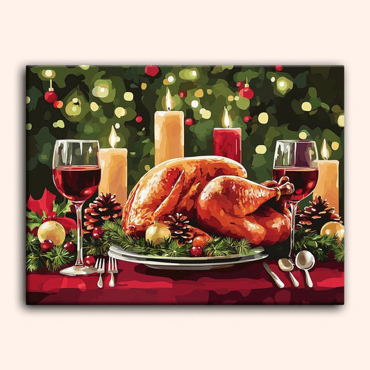 Paint by numbers - Holiday Feast - MyArt