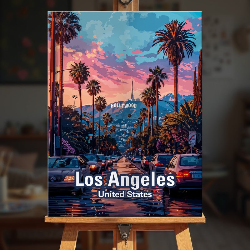Paint by numbers - Hollywood Hills - MyArt