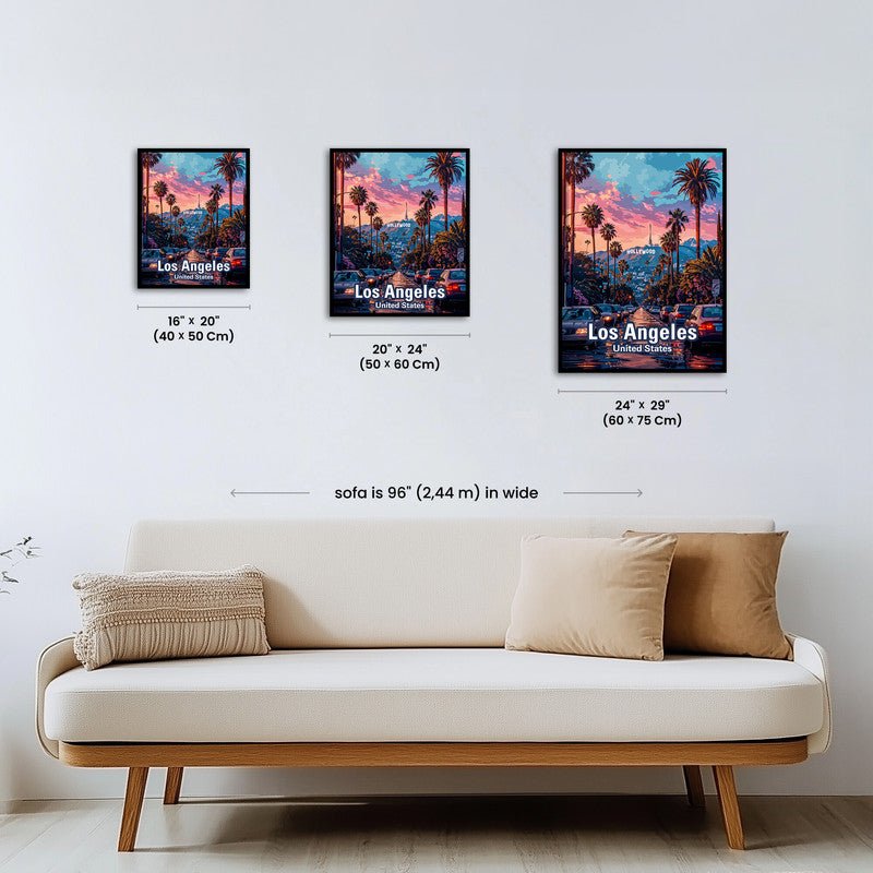 Paint by numbers - Hollywood Hills - MyArt