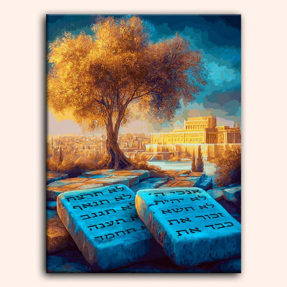 Paint by numbers - Holy Commandments - MyArt