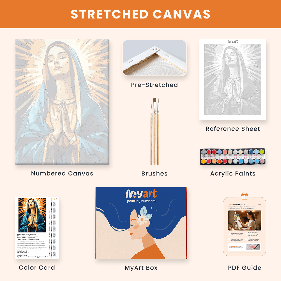 Paint by numbers - Holy Radiance - MyArt