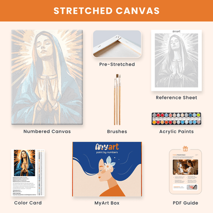 Paint by numbers - Holy Radiance - MyArt