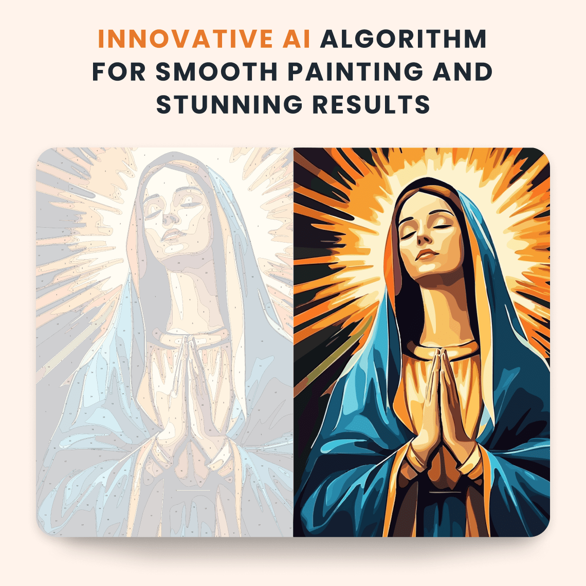 Paint by numbers - Holy Radiance - MyArt