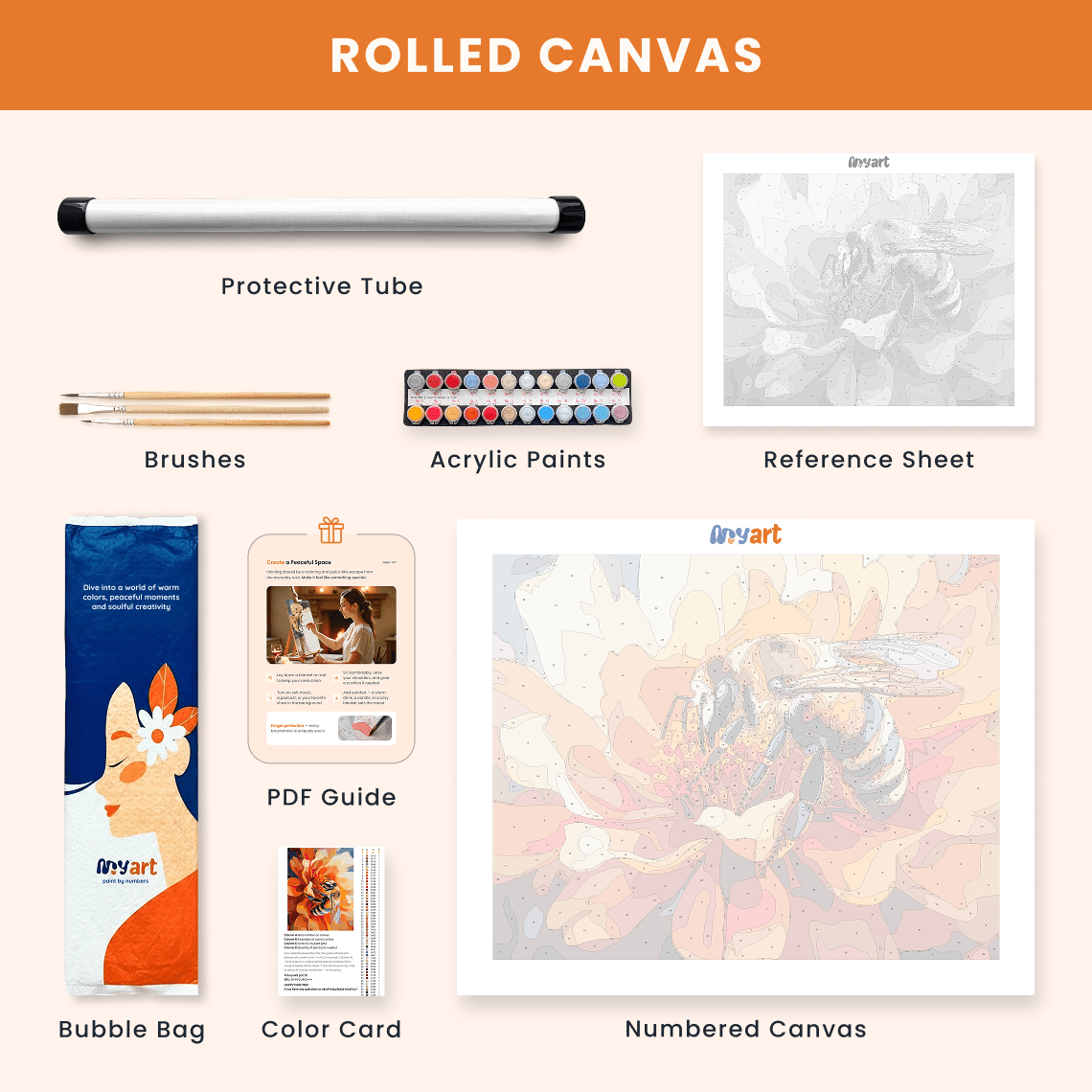 Paint by numbers - Honey Quest - MyArt