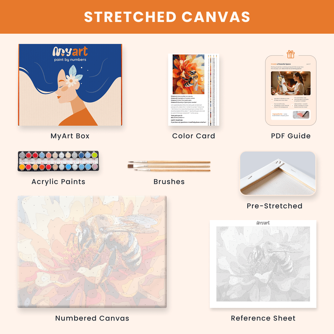 Paint by numbers - Honey Quest - MyArt