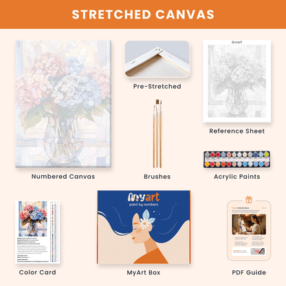 Paint by numbers - Hydrangea Bliss - MyArt