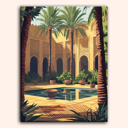 Paint by numbers - Inner Courtyard - MyArt