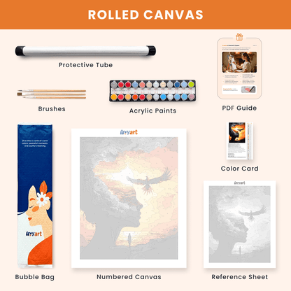 Paint by numbers - Inner Fire - MyArt