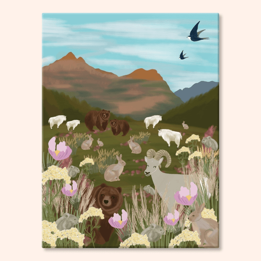 Paint by numbers - In the Mountains - MyArt