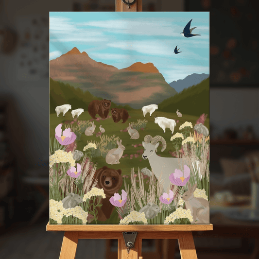 Paint by numbers - In the Mountains - MyArt